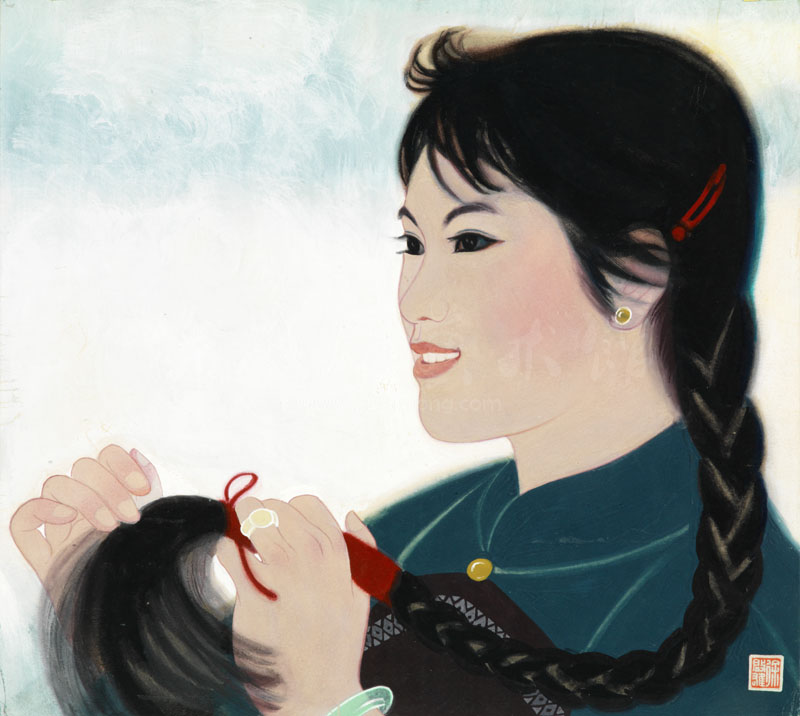 山丹丹开花红艳艳