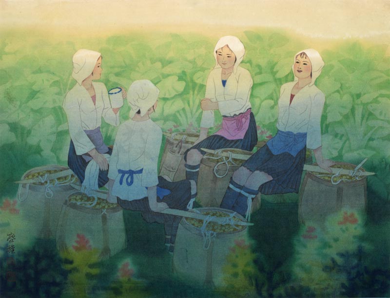 采桐子的侗家女