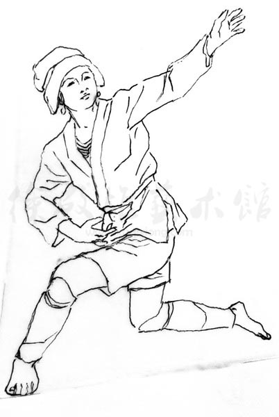 白描人物三千图15