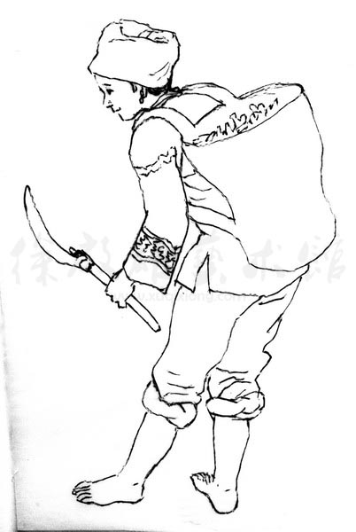 白描人物三千图25