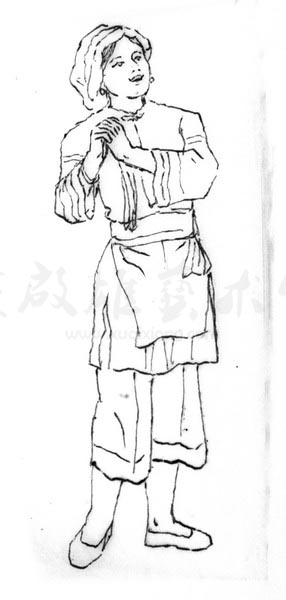 白描人物三千图13