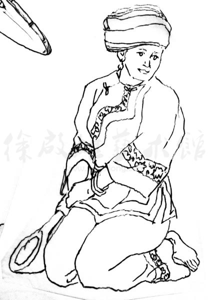 白描人物三千图21