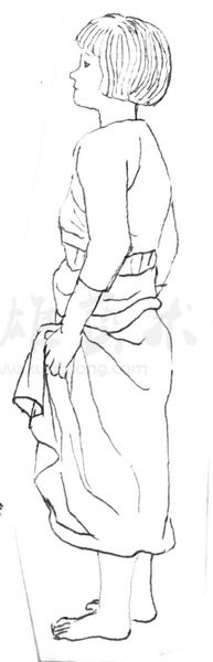 白描人物三千图34