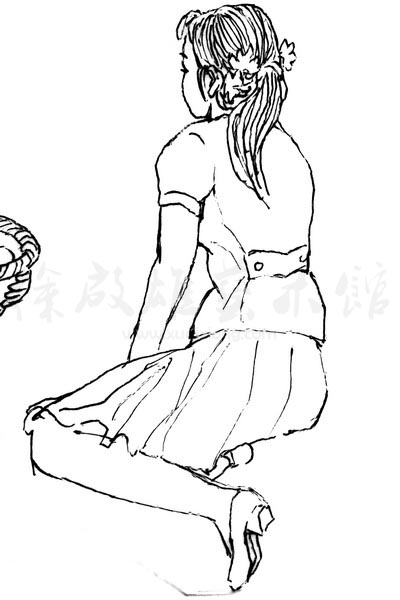 白描人物三千图23