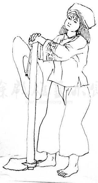 白描人物三千图24