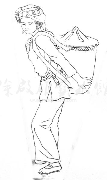 白描人物三千图38