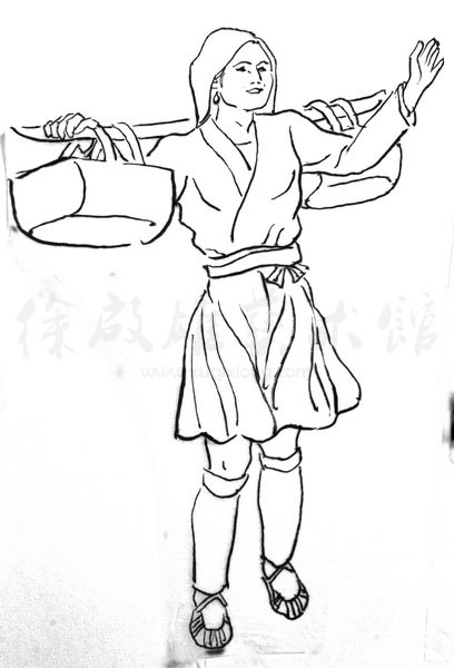 白描人物三千图41