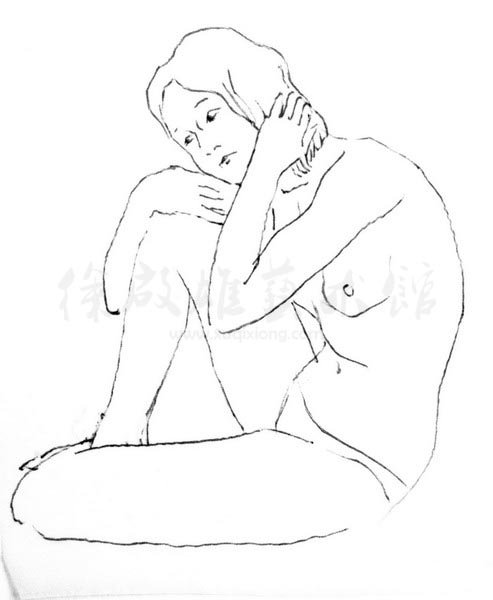 白描人物三千图50