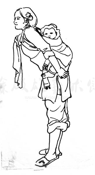 白描人物三千图45