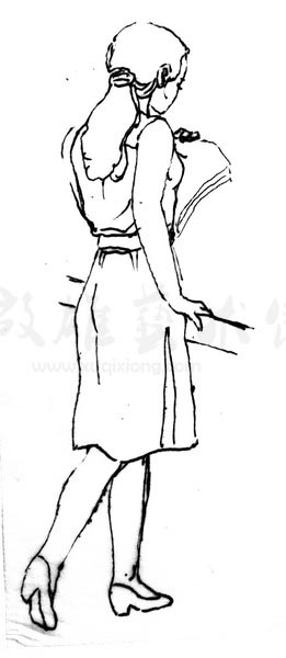 白描人物三千图58