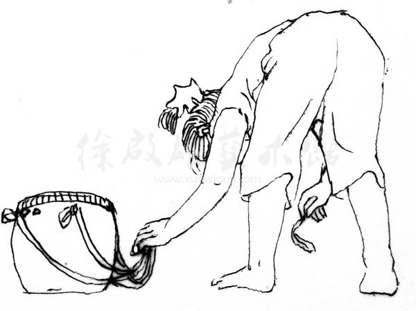 白描人物三千图68