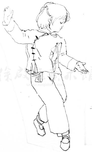 白描人物三千图65