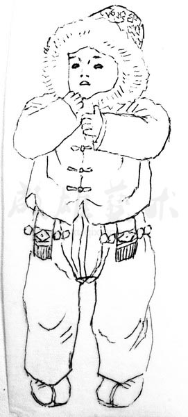 白描人物三千图71