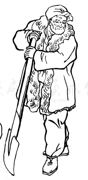 白描人物三千图78