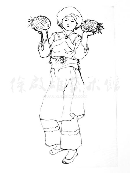 白描人物三千图83