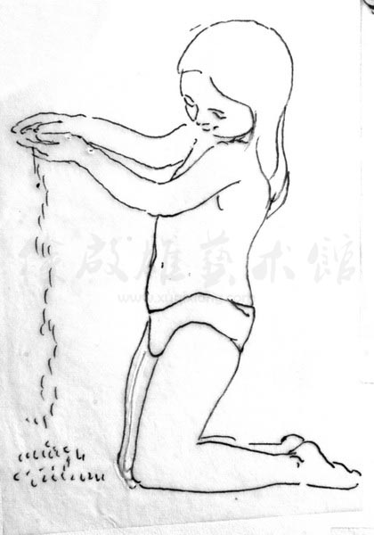 白描人物三千图75