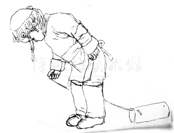 白描人物三千图91