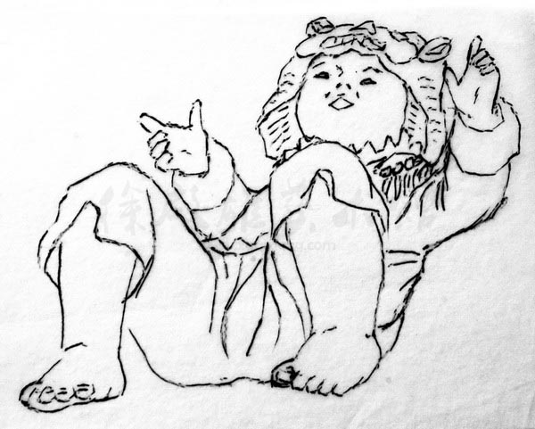 白描人物三千图87