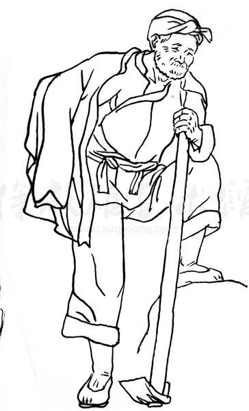 白描人物三千图94