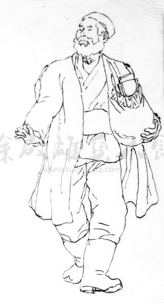 白描人物三千图112