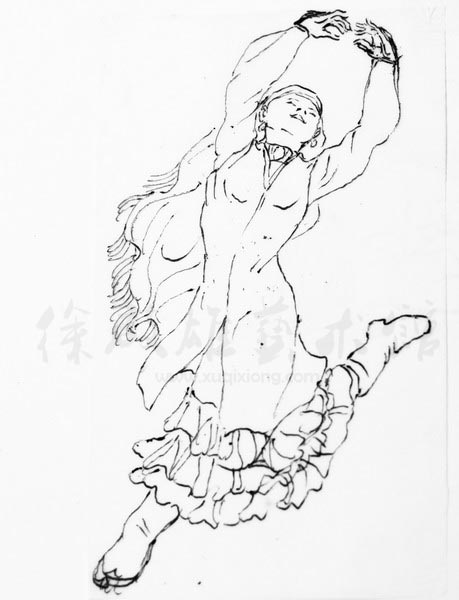 白描人物三千图113