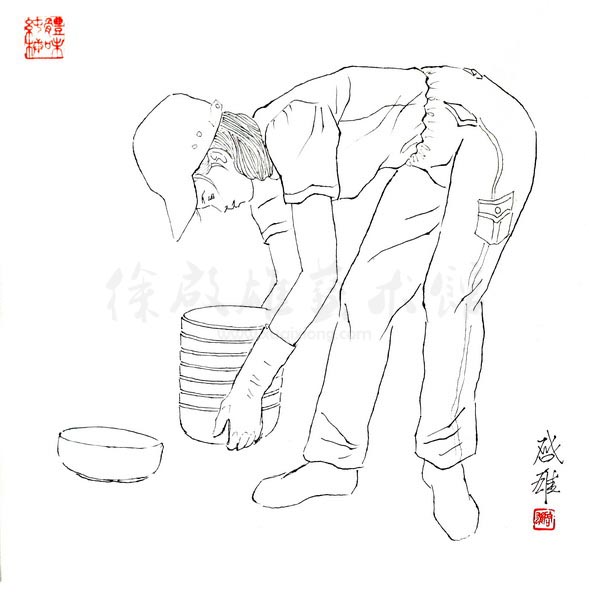 白描人物三千图110